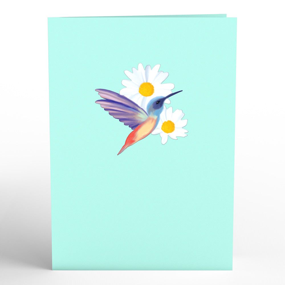 Hummingbirds Pop-Up Card