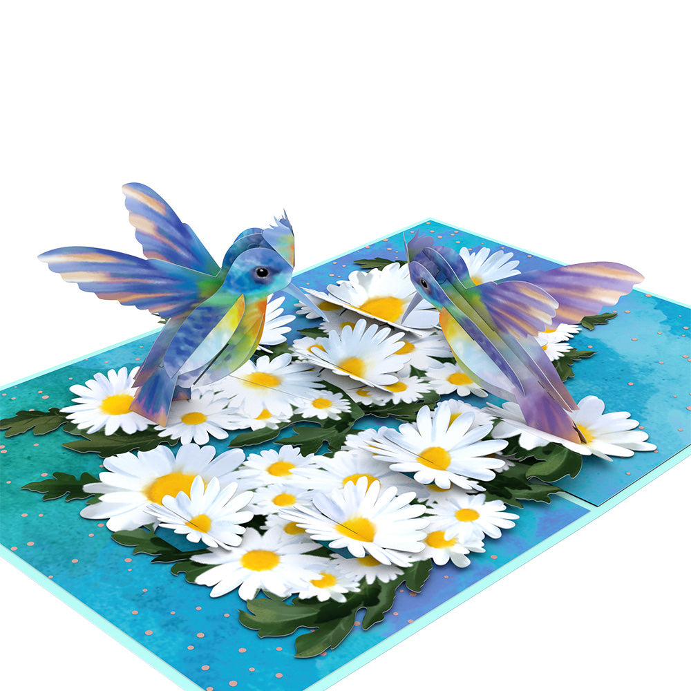 Hummingbirds Pop-Up Card
