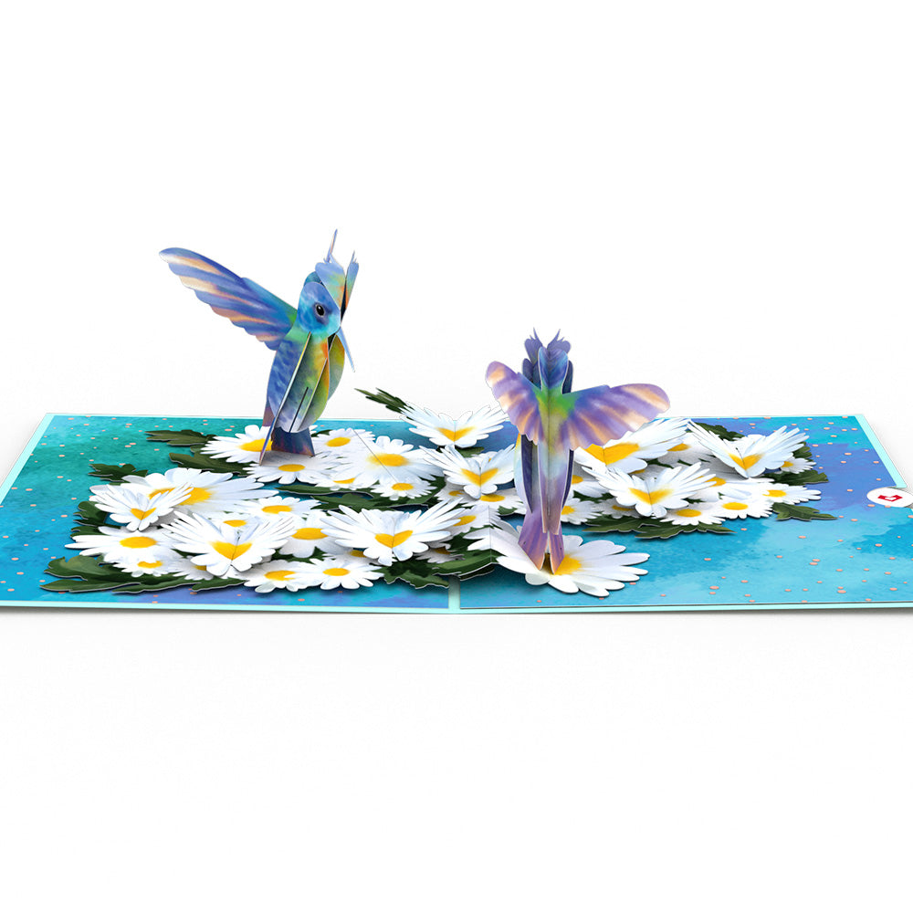 Hummingbirds Pop-Up Card